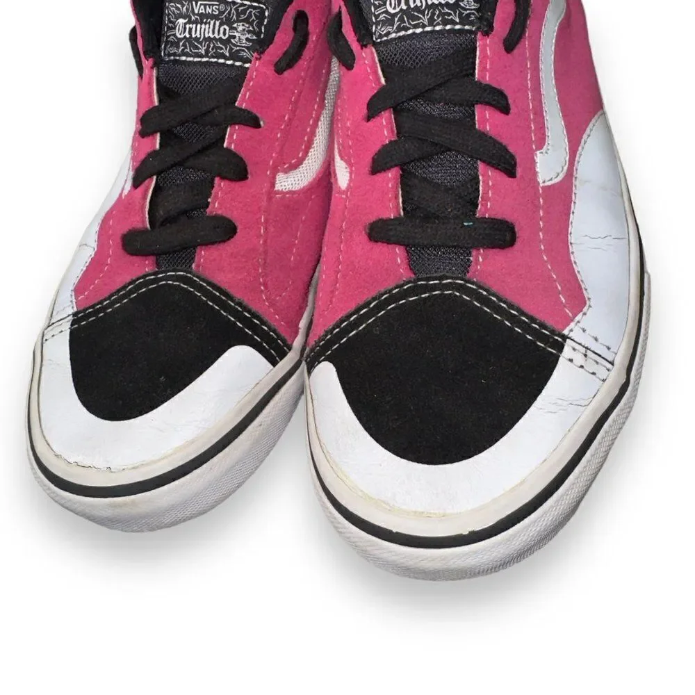 Vans TNT Advanced Prototype Skate Sneakers Pink / Black /‎ White Youth 5